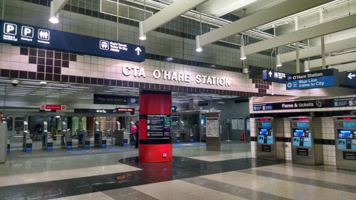 Public Transit:  CTA Blue Line ("The El")